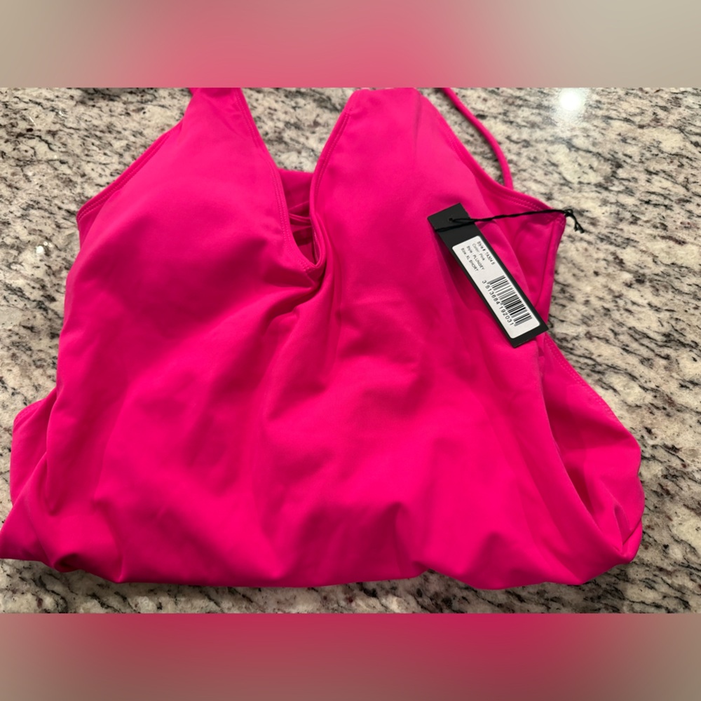TA3 Plungey Pink Swimsuit XL Short full bottom coverage - Picture 3 of 7